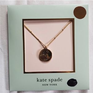 Kate Spade Virgo in the Stars Zodiac Necklace Gold.